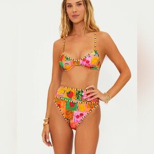 Beach Riot Colorful Patchwork Bikini